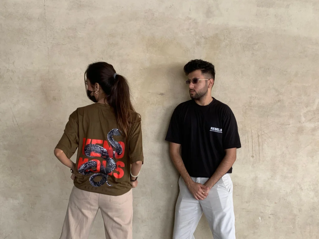 Slthrs Pack of 2 Oversized Graphic Tees – image 2